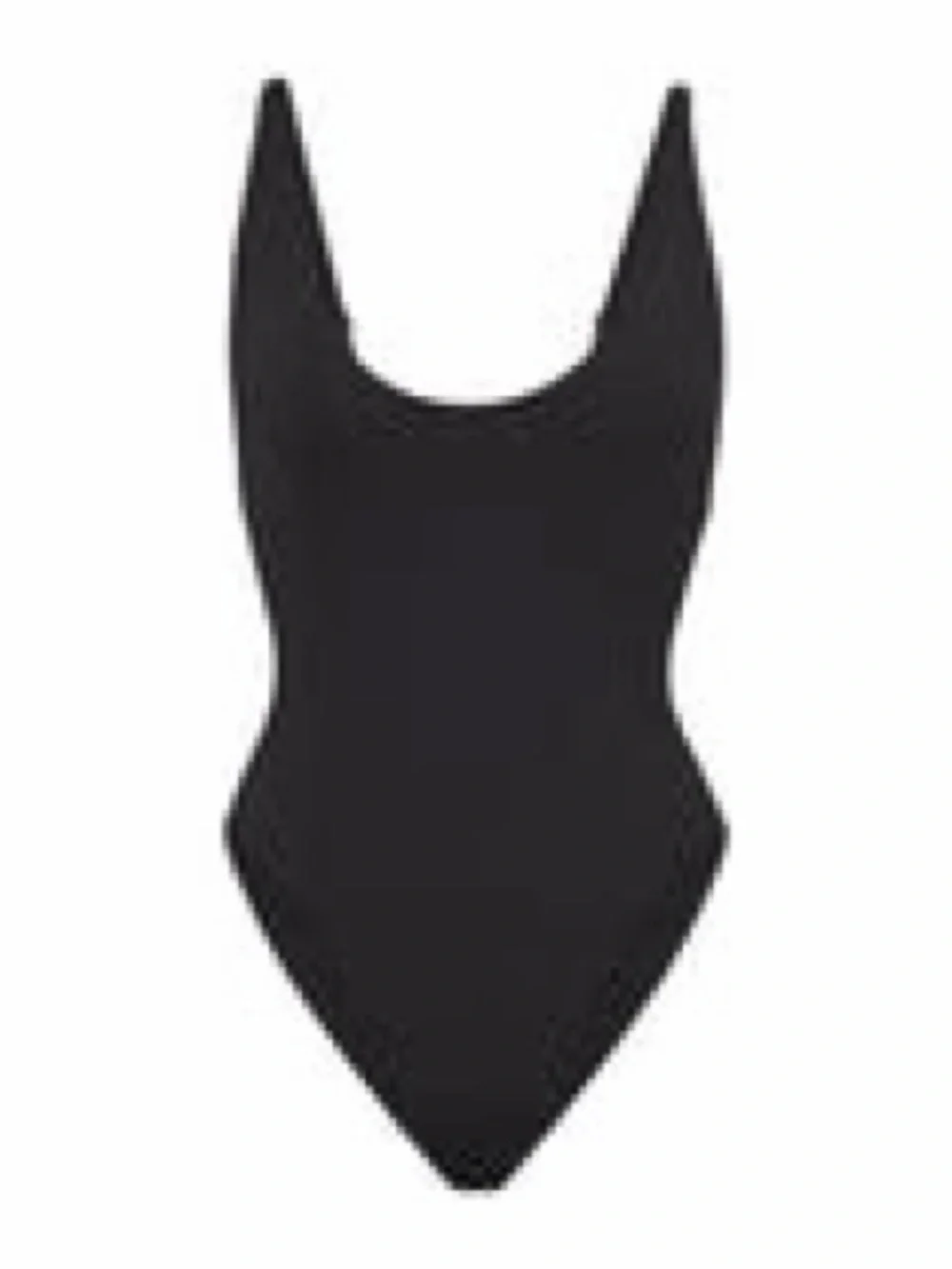 SKIMS Scoop Neck One Piece in Onyx